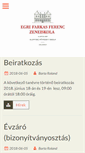Mobile Screenshot of egerzene.hu